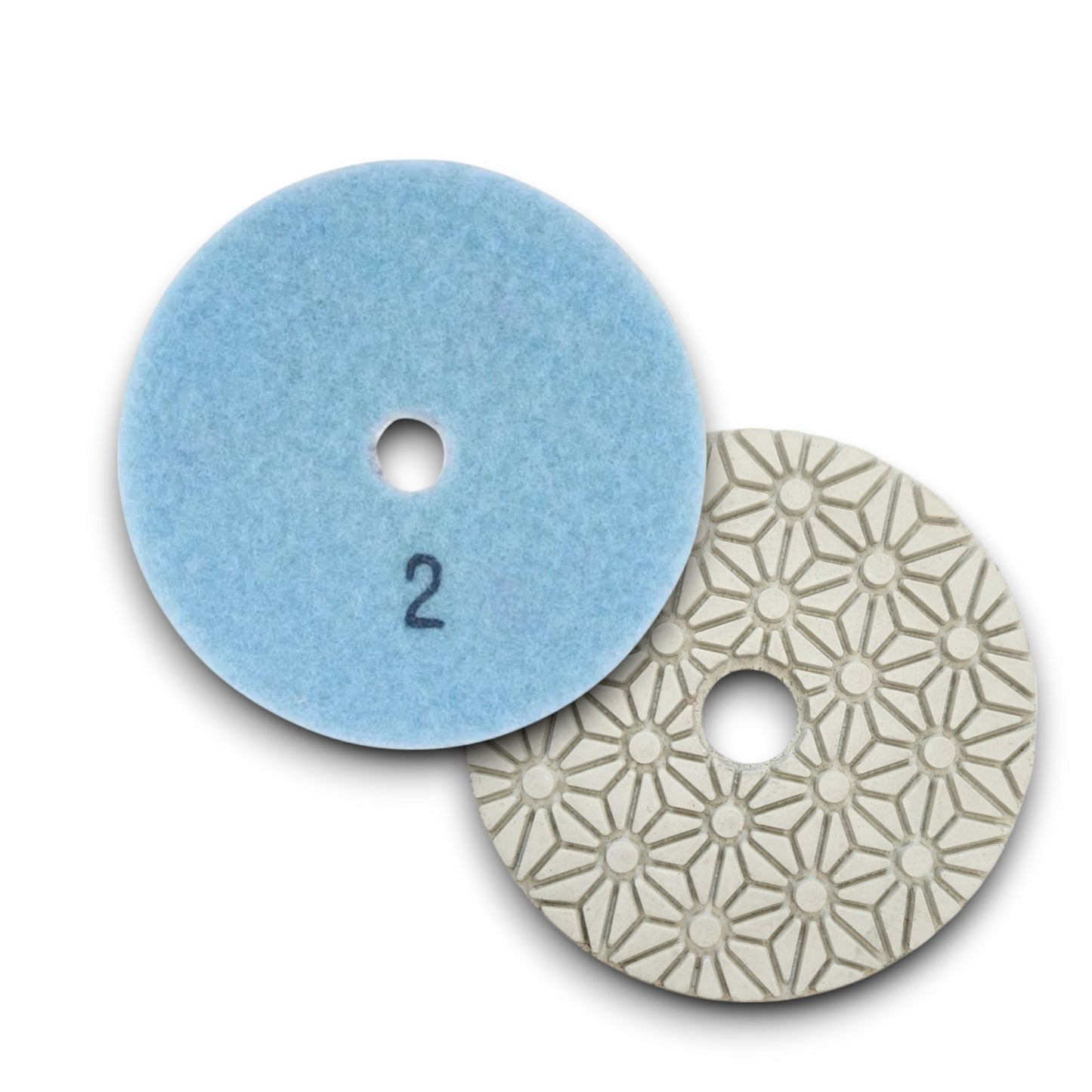 4" 3-Step Blizzard Polishing Pads
