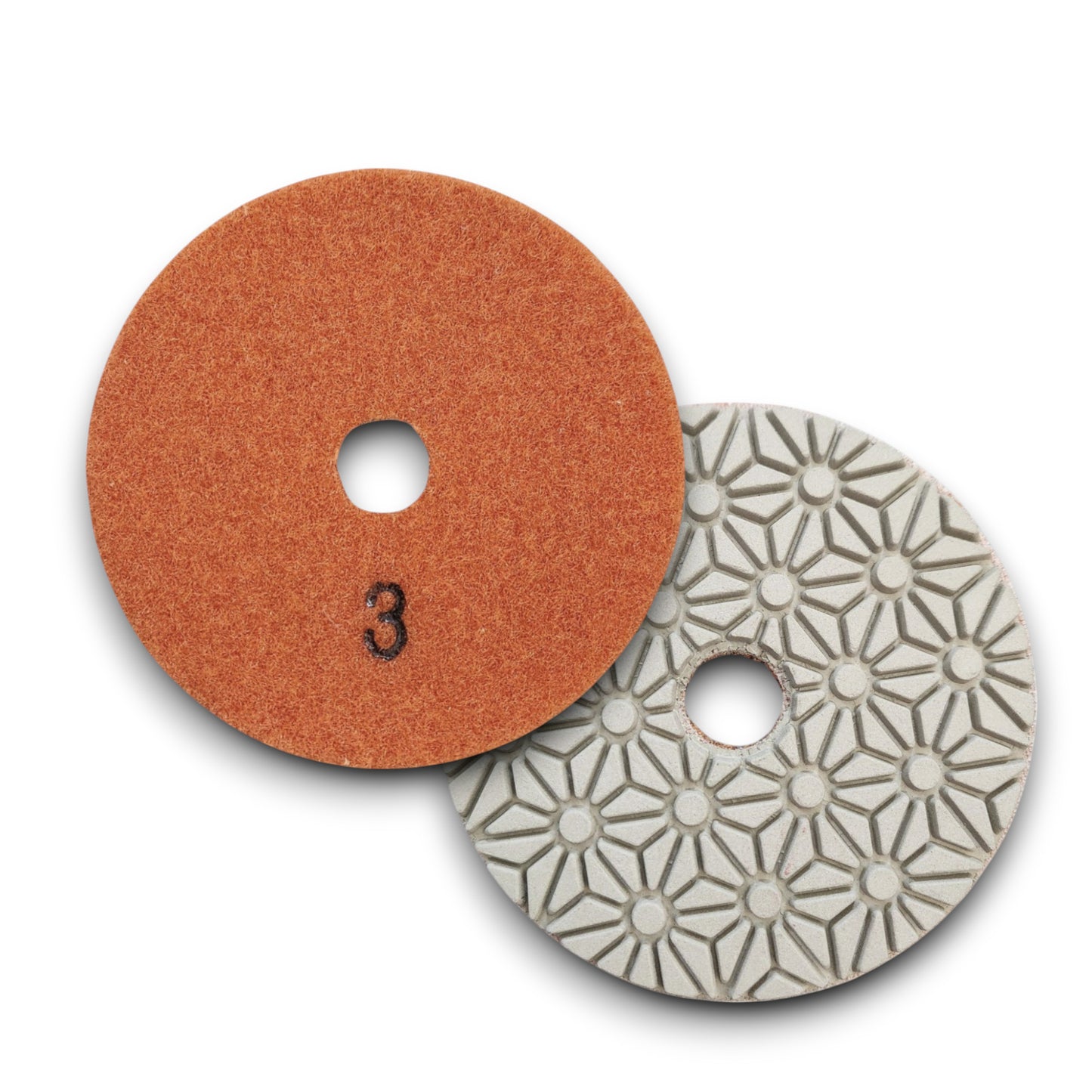 4" 3-Step Blizzard Polishing Pads