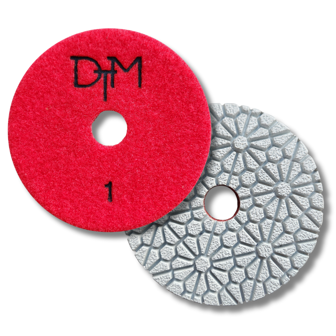 4" 3-Step Polishing Pads