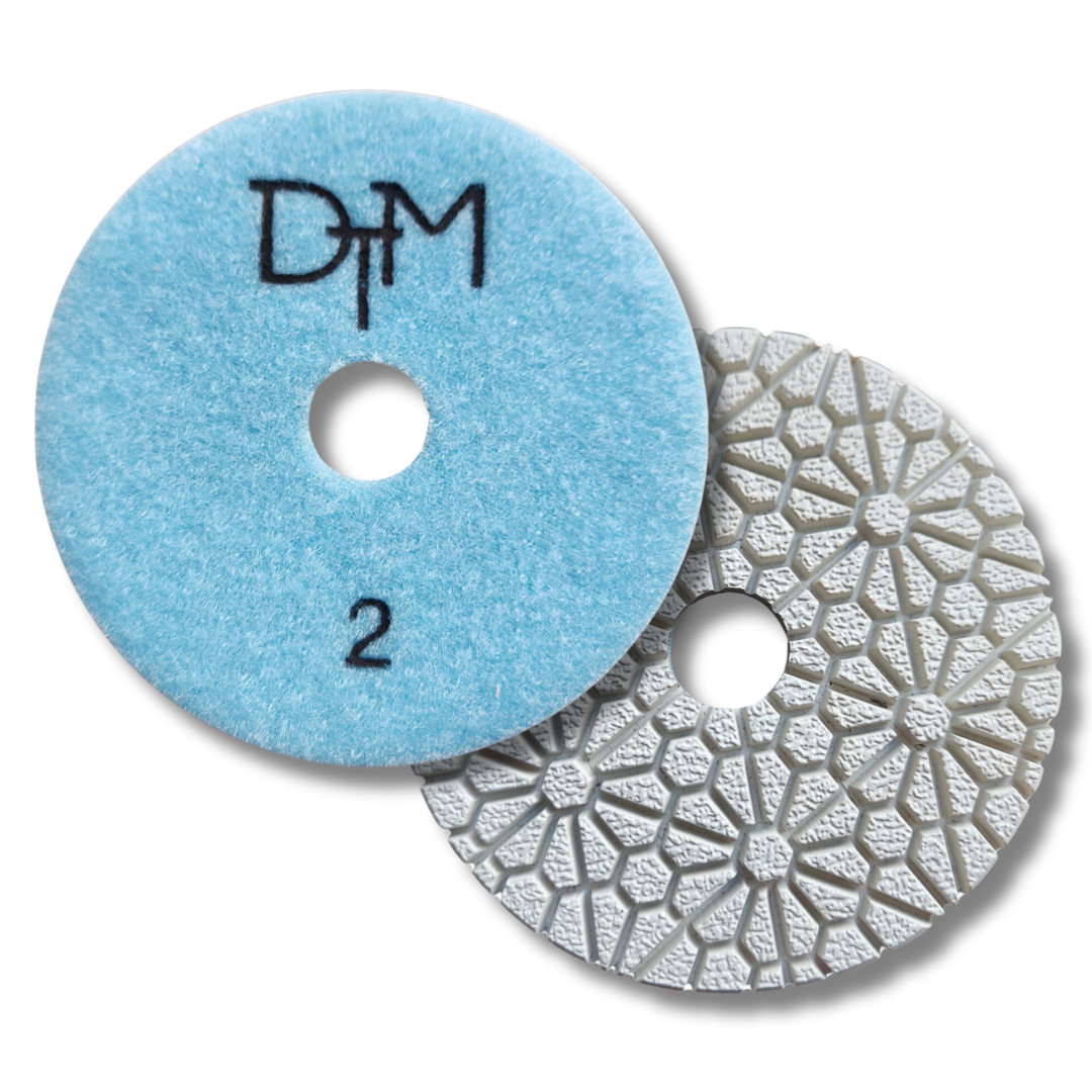 4" 3-Step Polishing Pads