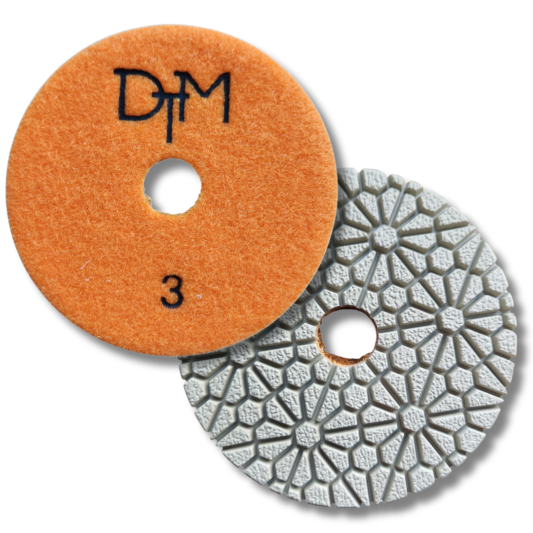4" 3-Step Polishing Pads