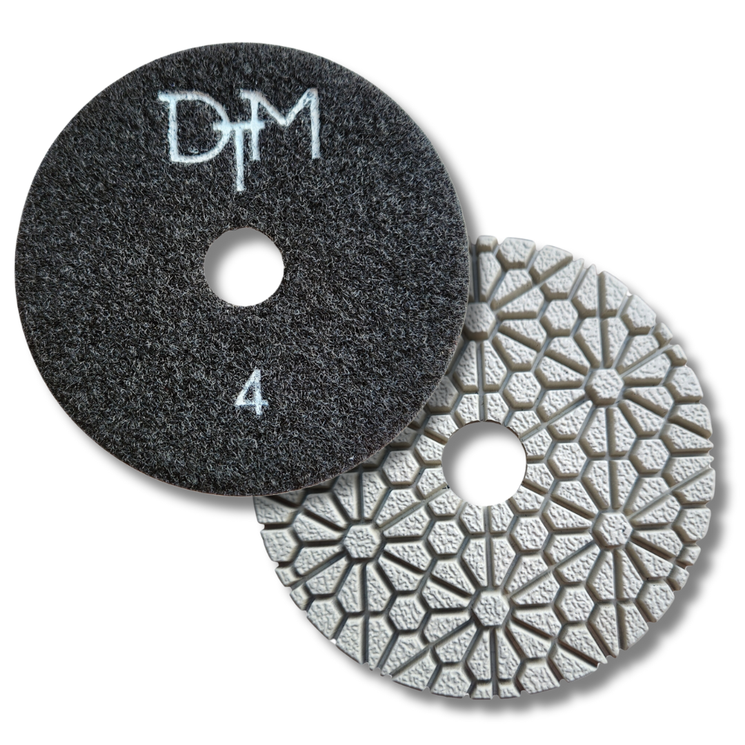 4" 3-Step Polishing Pads