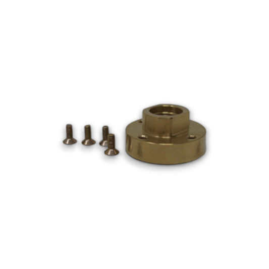 Brass Flange/Quad Adapter